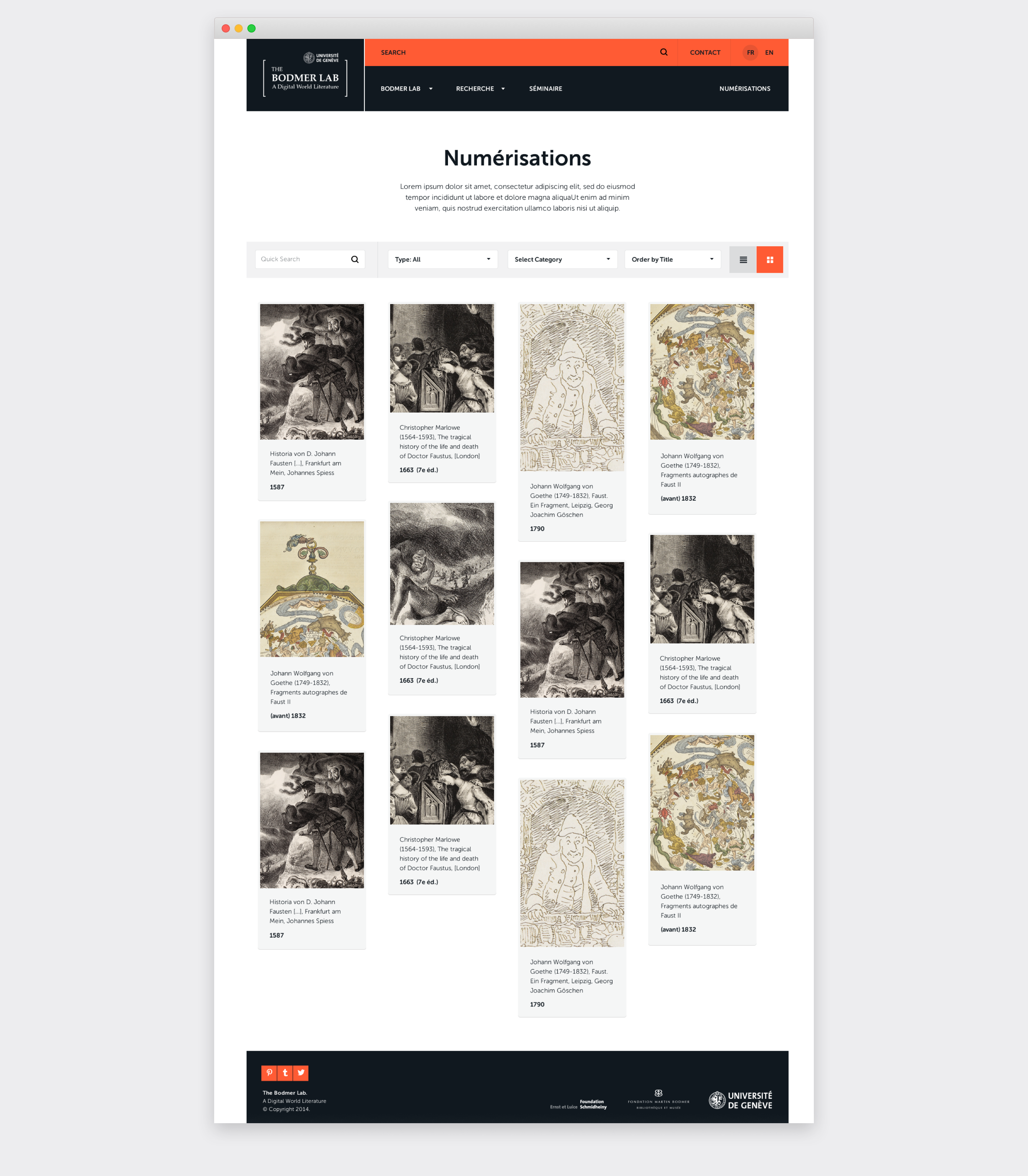 The Bodmer Lab website - gallery