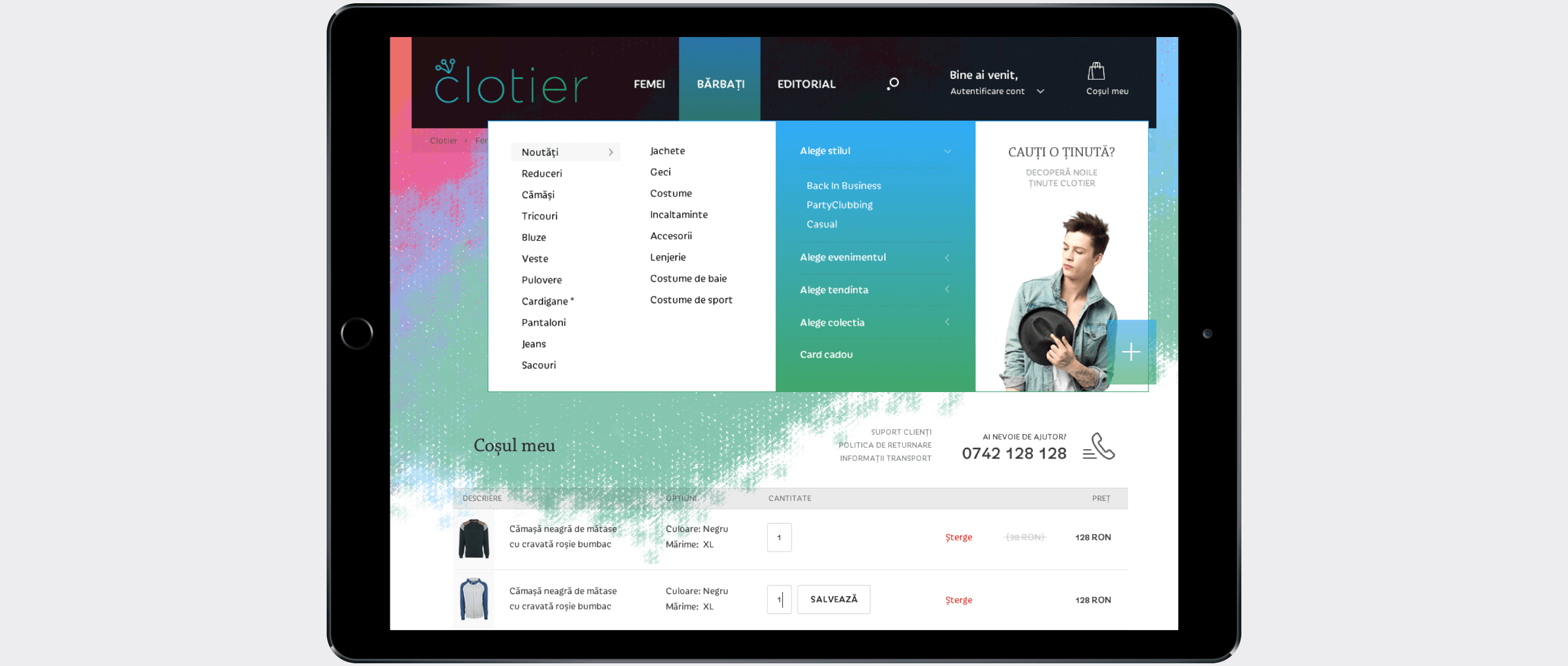 Clotier website