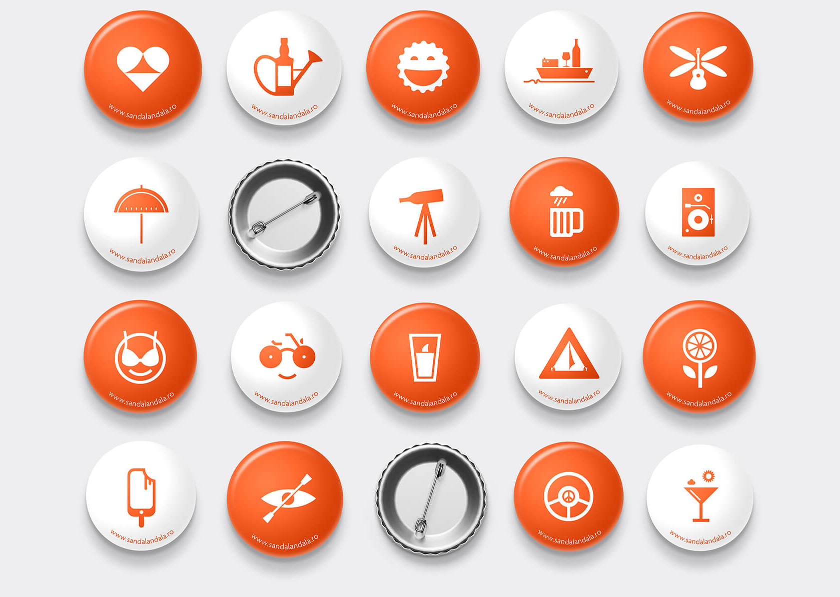 Sandalandala badges
