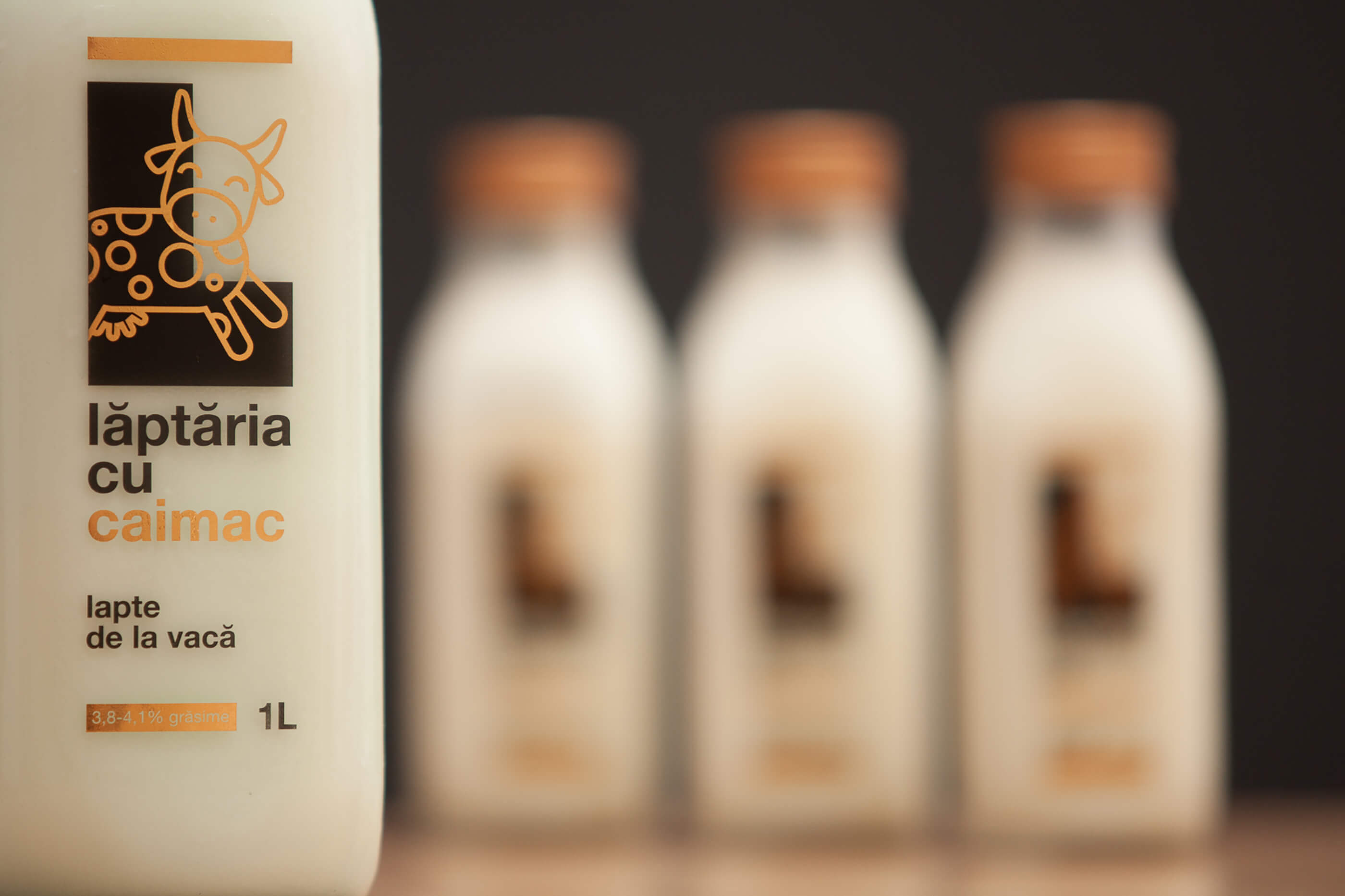 milk bottle close-up