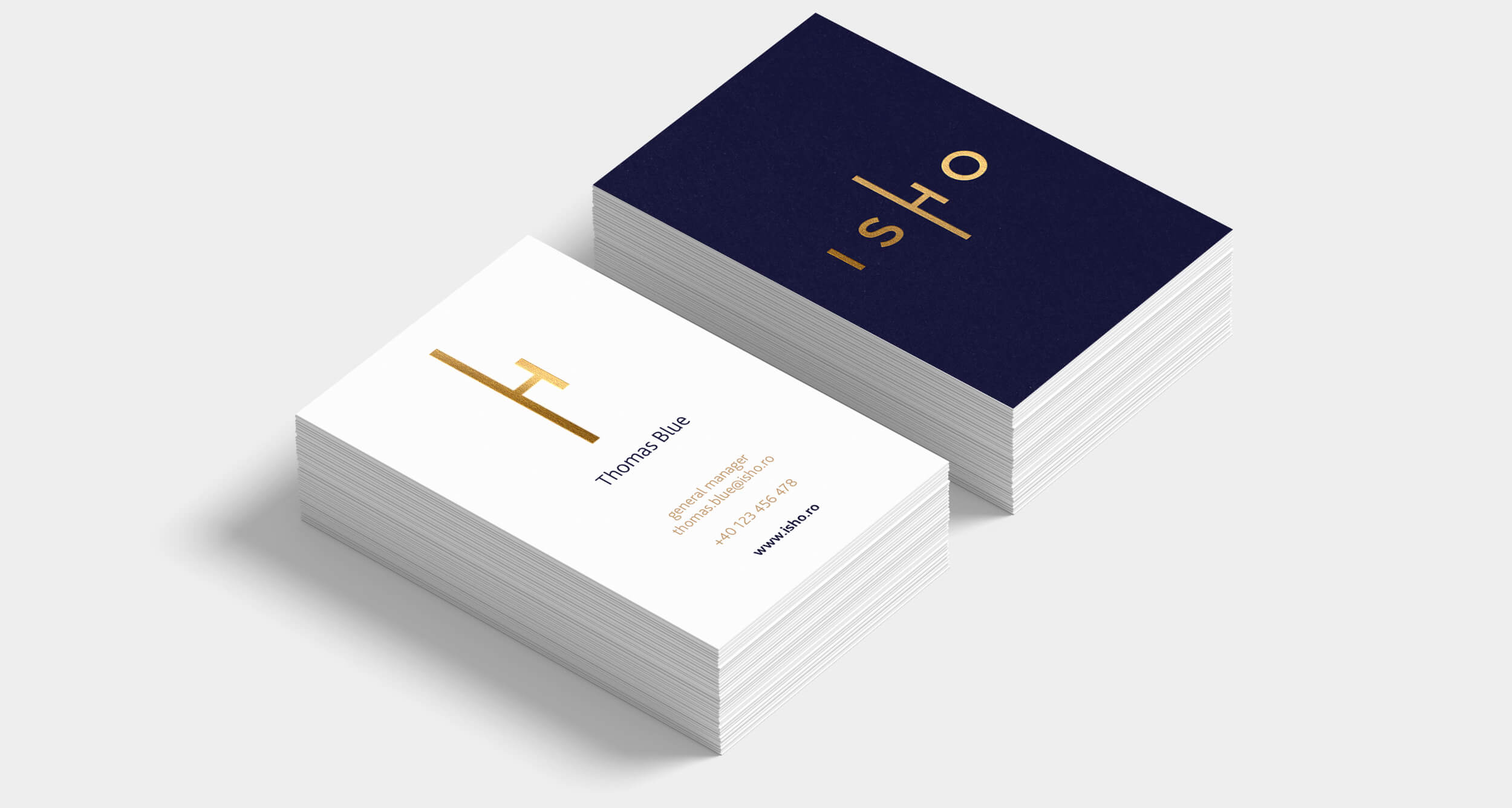 ISHO business cards