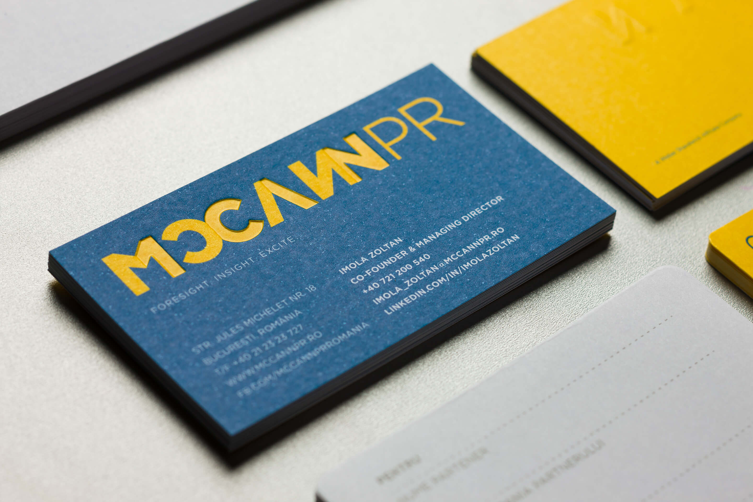 MCCANNPR business cards