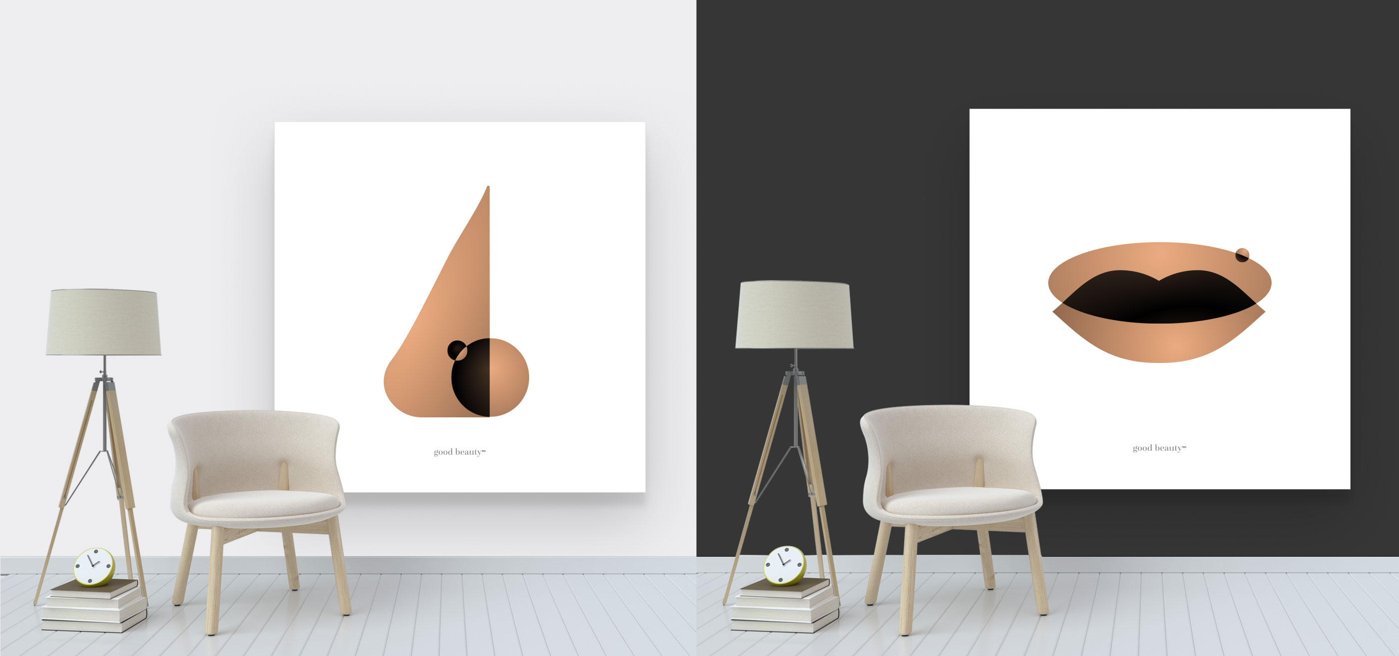 interior design with poster and chair for the clinic
