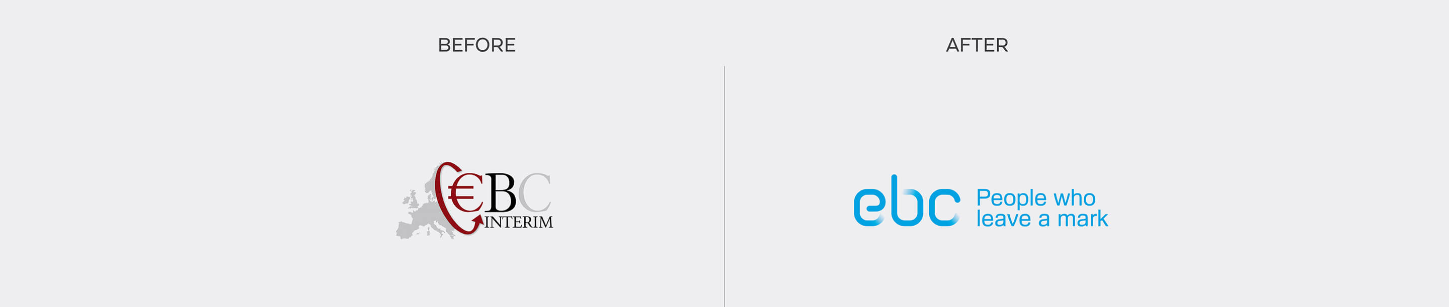 EBC logo before and after