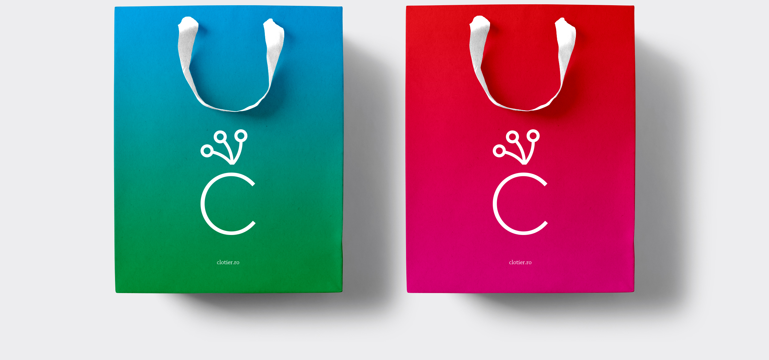 Clotier coloured bags