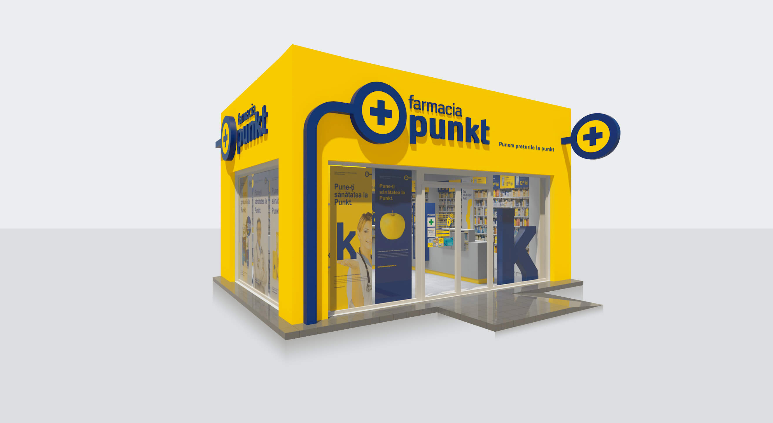 Punkt pharmacy facade simulation