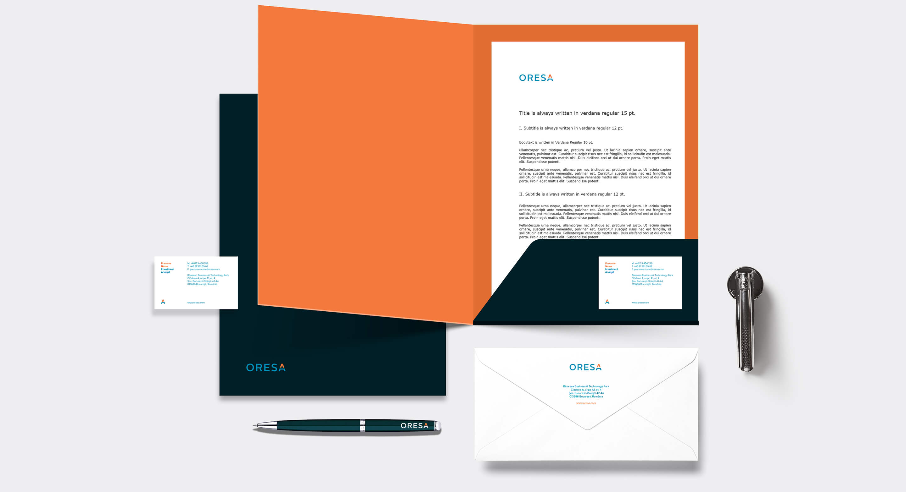 Oresa stationery