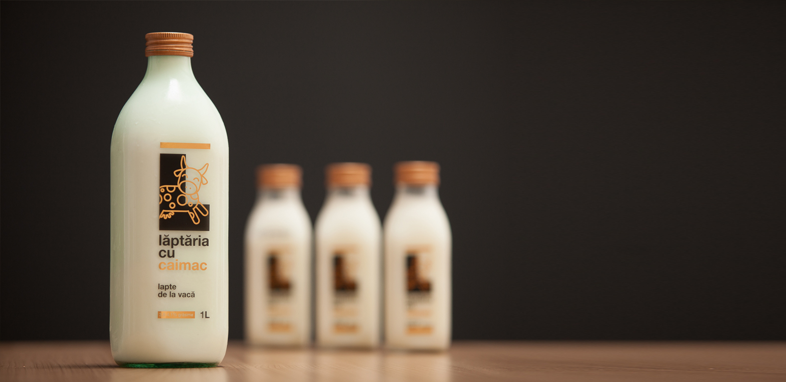 milk bottles